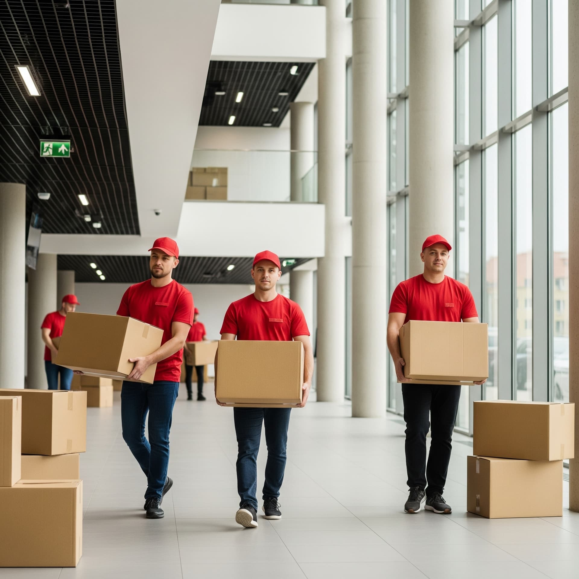 Perkraustymo paslaugos - profesionalūs krovėjai darbe 6