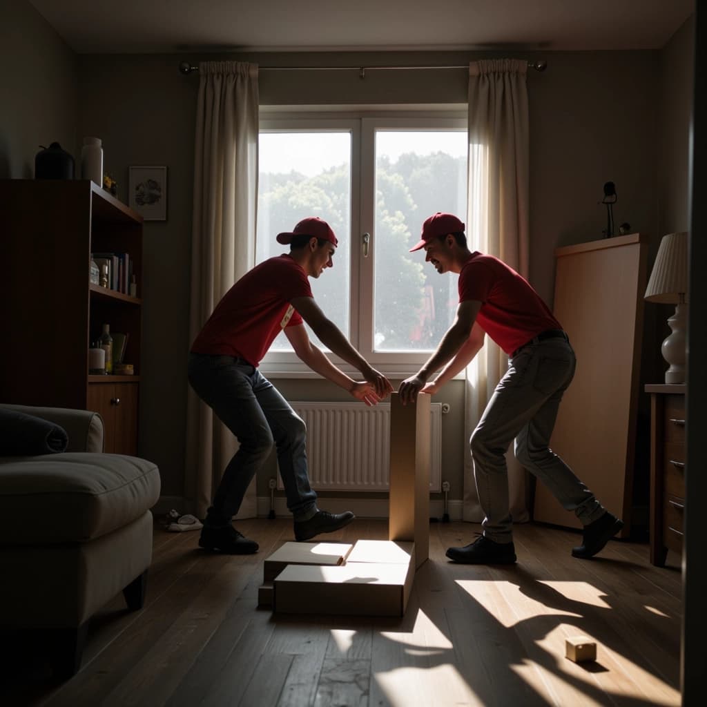 Perkraustymo paslaugos - profesionalūs krovėjai darbe 10