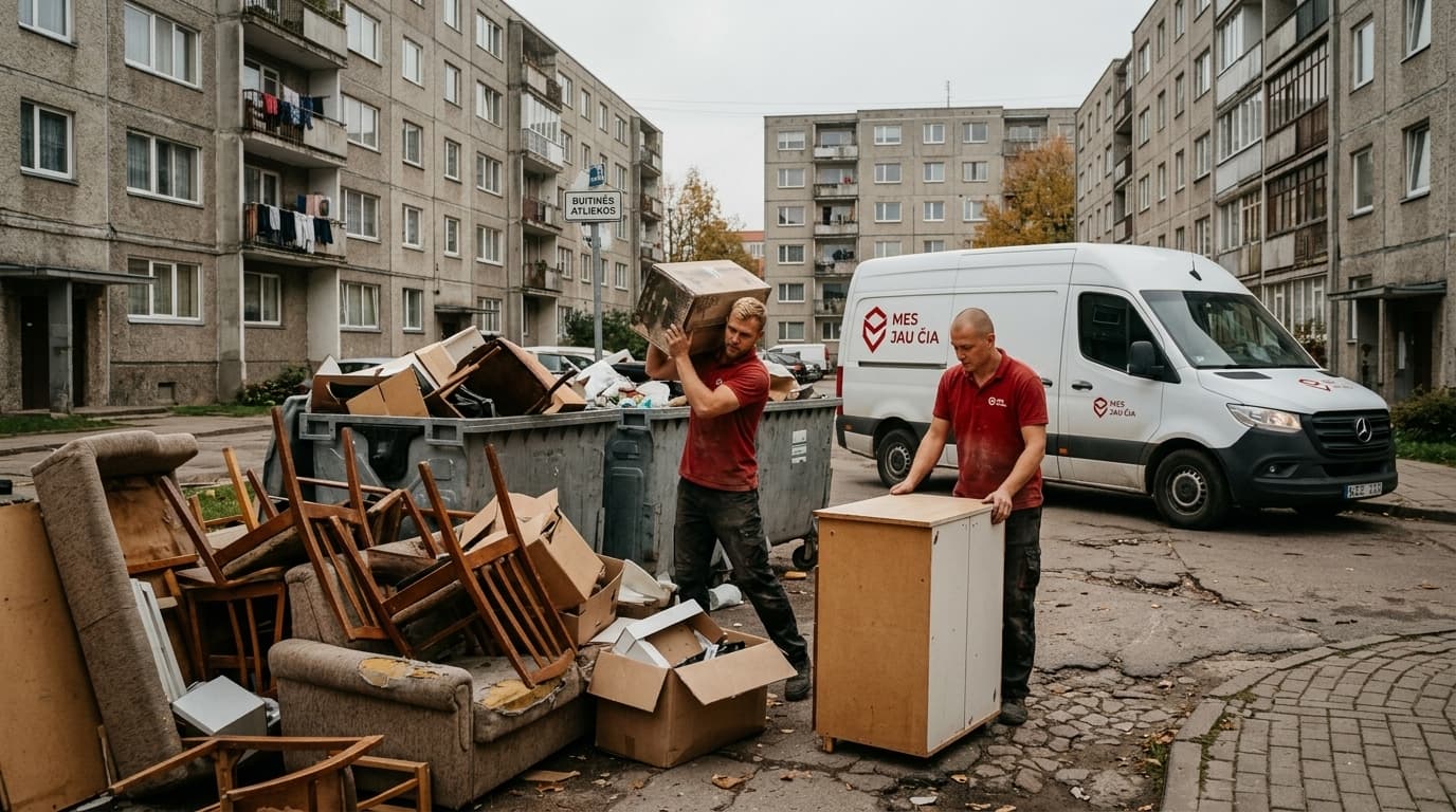 Šiukšlių krizė Vilniuje: ką daryti su daiktais kraustantis